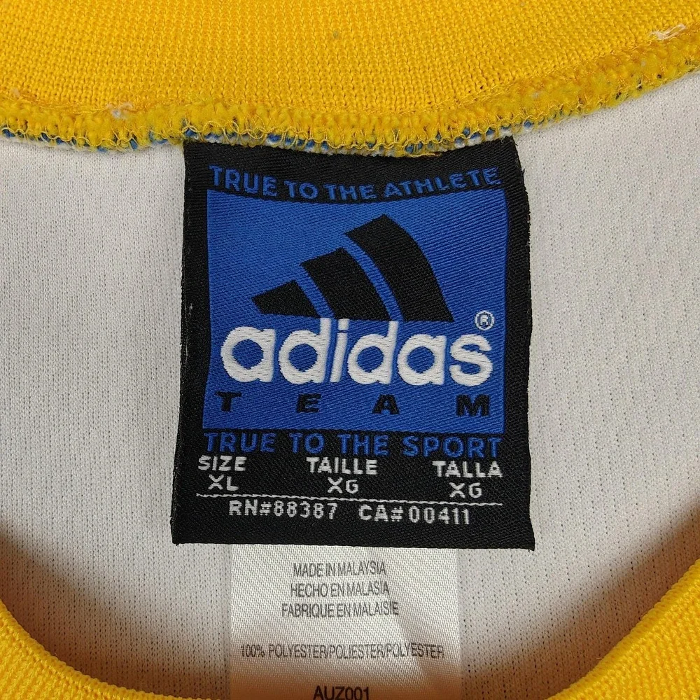 UCLA Bruins Jersey Mens XL White NCAA Basketball College‎ Number 25 Adidas Mesh